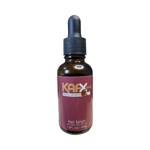 KAFX Body Cherry Almond Coffee Infused Hair & Beard Oil Organic Scented Hair Care Aroma 1 FL OZ / 30 ML Made in the US