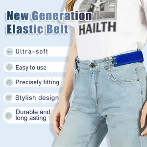 HAILTH Tactical Quick Adjust Elastic Belt Metal Hook | Invisible No Buckle Design | Soft Stretchy Unisex | TikTokShopBlackFriday