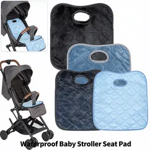 Baby Diaper Pad for Stroller, Absorbent Anti-Spill Child Booster Seat Cushion, Waterproof Infant Car Seat Cover, Baby Pushchair Mat
