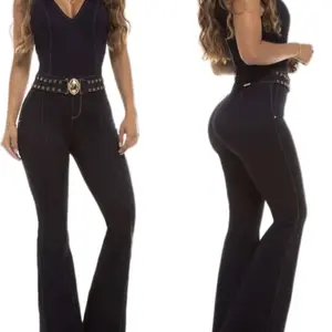 Colombian Jumpsuit with Butt-Lifting Super Stretch for Women'swear - Womenswear Bodysuit with Bridal Style Tops