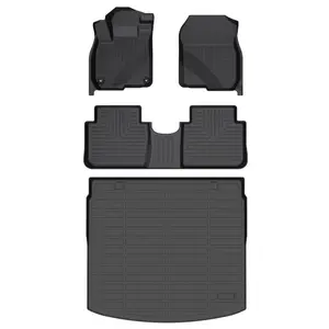 DEPITUU For Honda CR-V 2017-2022 Floor Mats & Cargo Liner,All Weather Floor Mats,Waterproof Anti-slip Durable Floor Mats Car Accessories Autos Protector Automotive,auto accessories,car essentials,fun car accessories,trunk or treat car decor