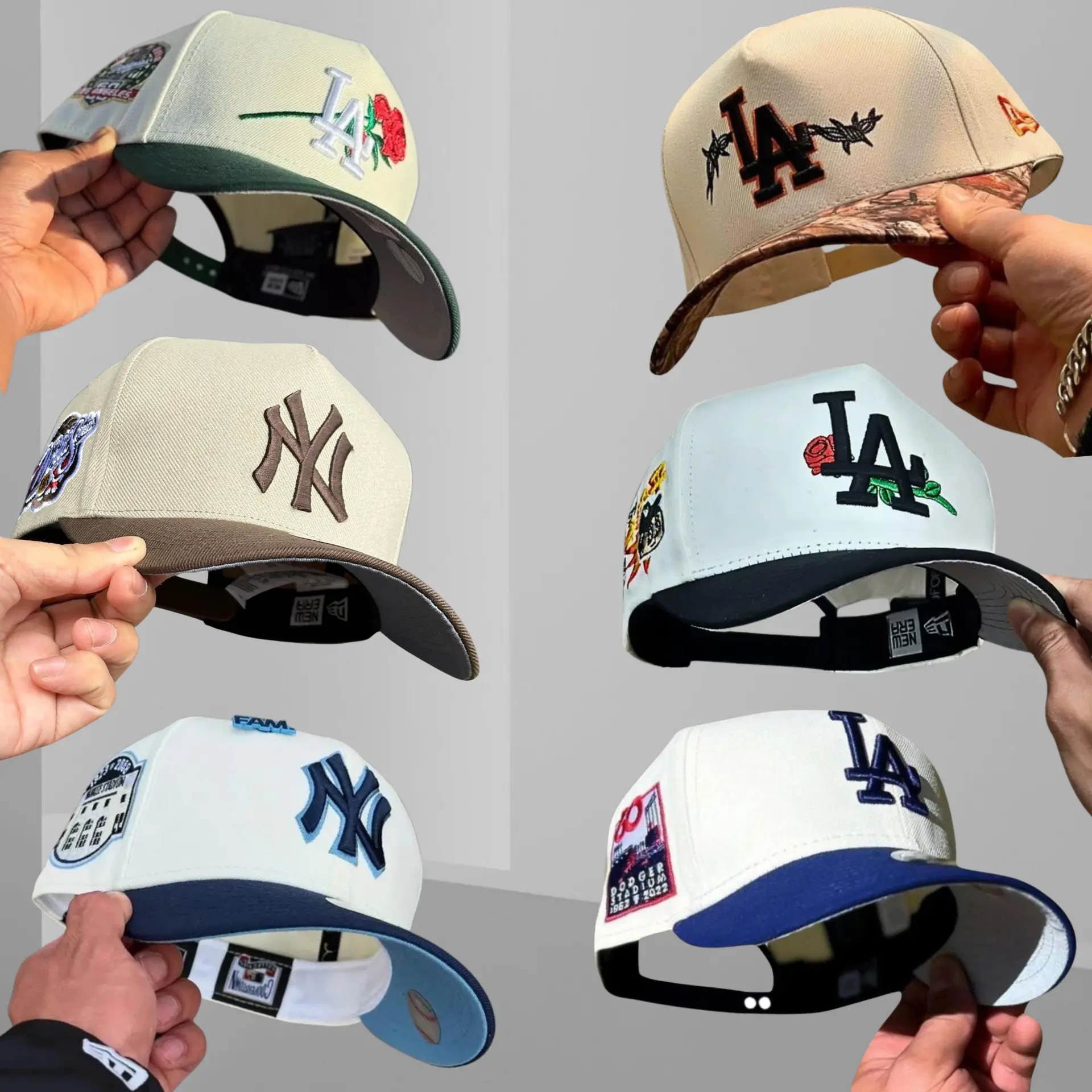 New Era MLB Yankees Dodgers 9FORTY Adjustable Snapback Cap – Classic Unisex Baseball Hat for Men Women, Embroidered NY LA Team Logo, Curved Brim Visor, Gorras de Béisbol, MLB Fan Gear, Premium Sports Headwear, Urban Streetwear Fashion