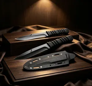Premium DC53 steel camp kitchen prep knife! Your ultimate outdoor cooking must-have for slicing fruits, veggies & meats at campsites or BBQs. Ultra-sharp, durable blade, comfy grip, secure sheath for safe carry—your new adventure essential!