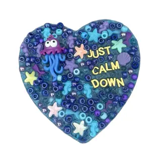 SILICONE PICKY PAD - Large Under the Sea - Handmade Fidget Sensory ASMR Toy/Tool