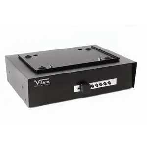 V-Line 3912-S BLK Hide Away Keyless Security System for Valubles and Firearms - Black, Home Security Safe, Anti Theft Safes, Security Box