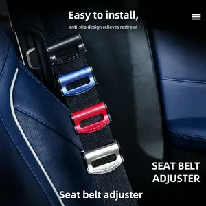 Car Seatbelt Anti-Choking Plug Card Clip Holder Limiter Adjuster Safety Belt Fixed Clamp Full Vehicle Non-Slip