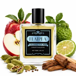 FLATPEA Woody Warm Men’s Fragrance Spray, Fresh Daily Scent for Office, Date Night & Casual Wear