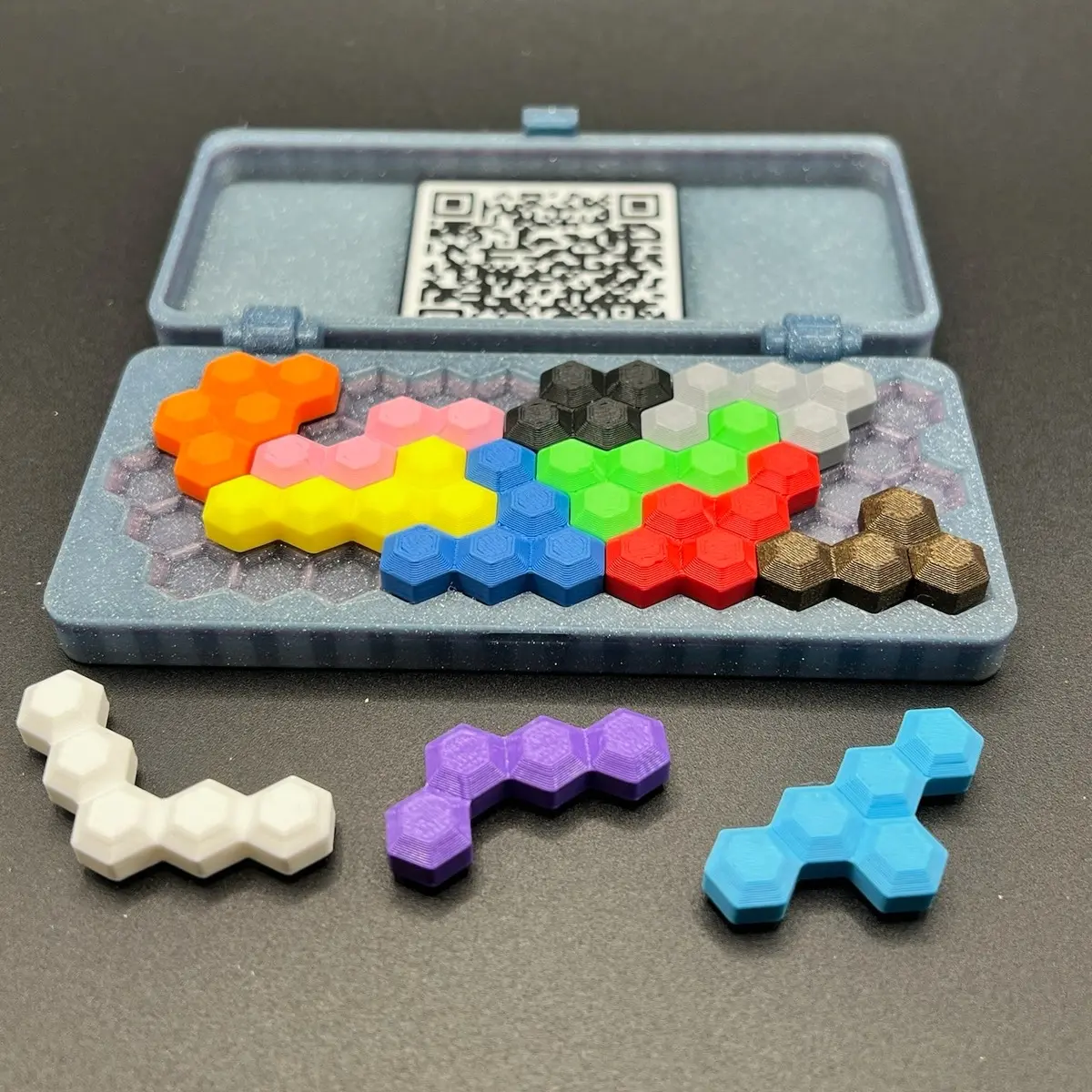 Hex Puzzle Game with QR Code Feature - Easy-to-Access Solutions for Any Challenges