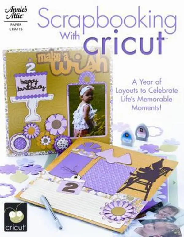 USED Book - Scrapbooking with Cricut (Paperback) - english