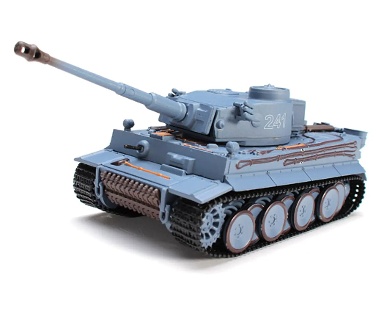 Heng Long 1/72 Scale German Tiger I Diecast Tank Model - Diecast Material, Collectible Displays, Rotatable Turret, Rubber Track, Movable Gun for Showcase Collection