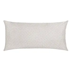 Taupe Diamonds Throw Pillow