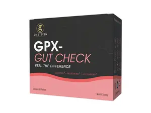 Dr. Steven GPX Gut Check - Clinician-Formulated GPX Healthcare Dietary Supplement Vitamin for Digestion & Energy Support 60 Packets