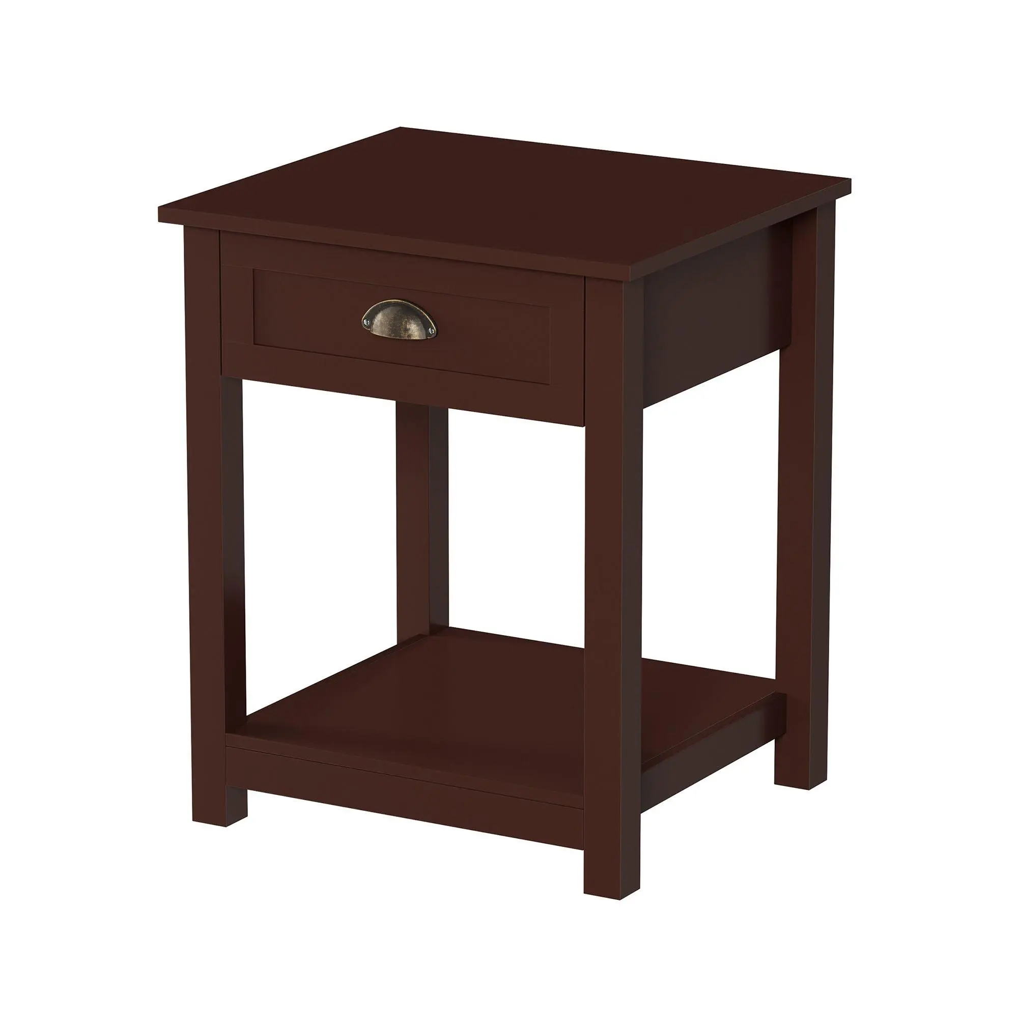 Lavish Home Classic Shaker-Style End Table withDrawer