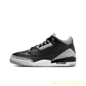 Retro Green FluorescentShoes Basketball shoes Skateboarding shoes Sports shoes Casual shoes
