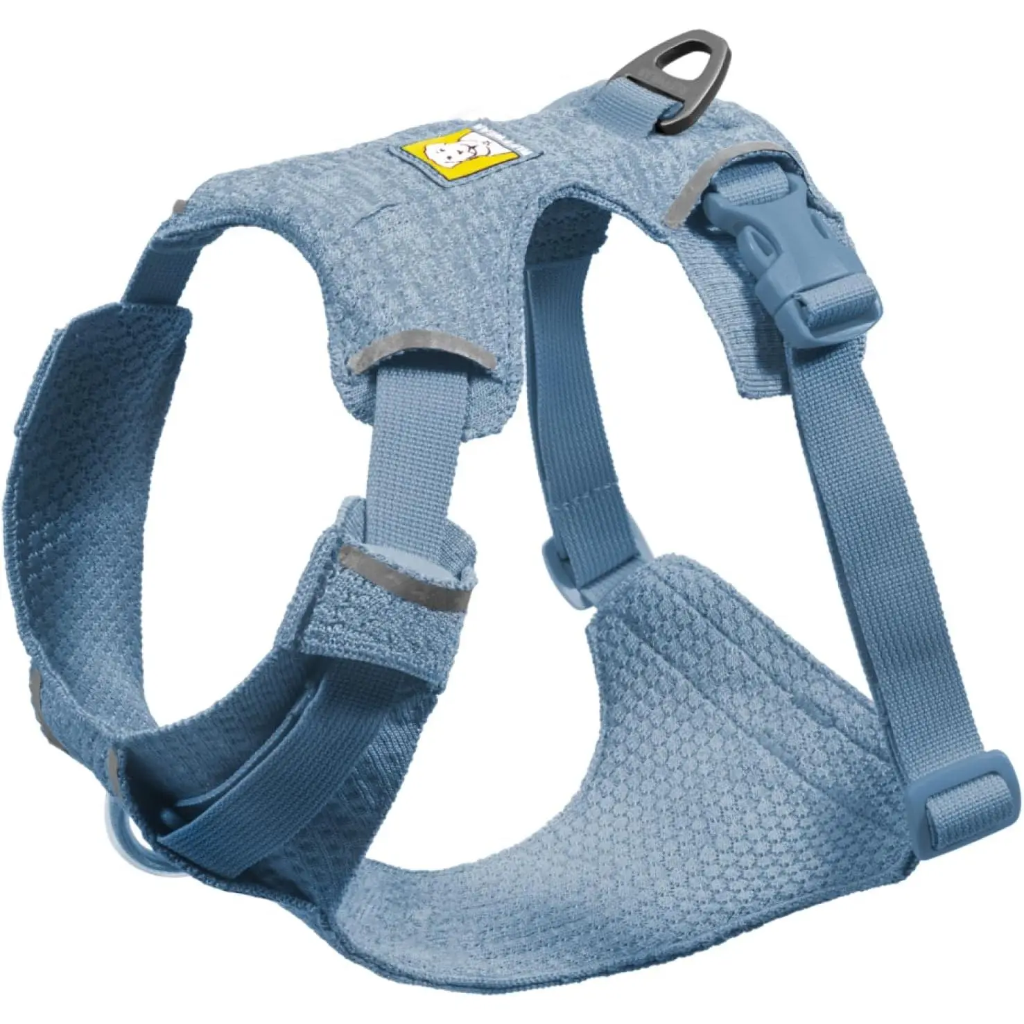Ruffwear, Front Range Flex Dog Harness, Engineered Knit Construction for Ultimate Fit and Mobility, Lightweight Flexible Everyday Harness with Dual Leash Clips, Polar Blue, Large/X-Large