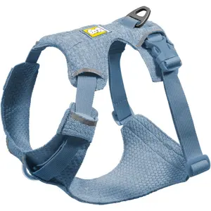 Ruffwear, Front Range Flex Dog Harness, Engineered Knit Construction for Ultimate Fit and Mobility, Lightweight Flexible Everyday Harness with Dual Leash Clips, Polar Blue, Large/X-Large