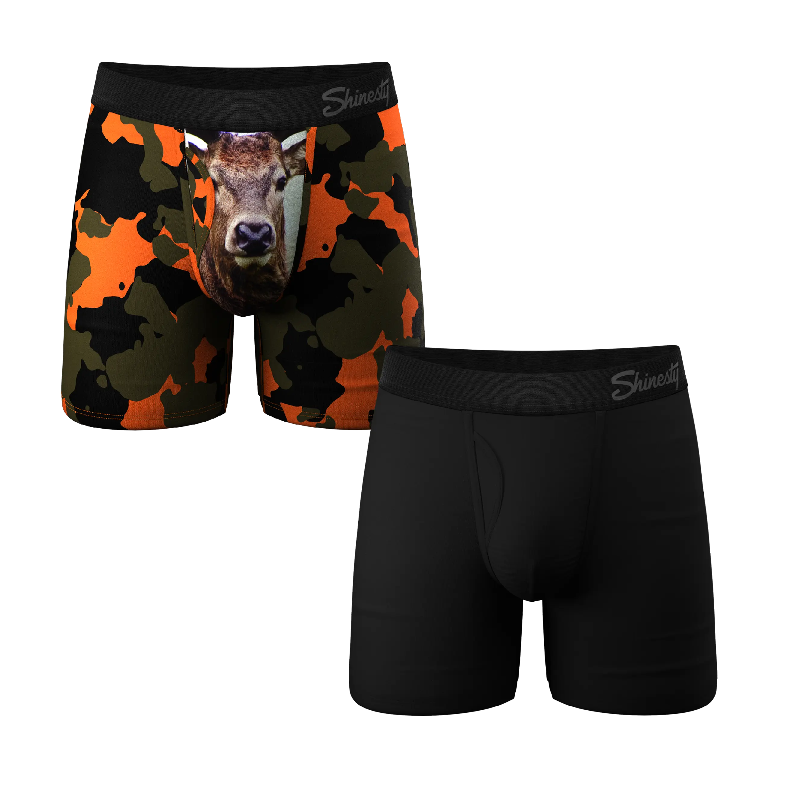 The Name is Buck | Shinesty Ball Hammock® Pouch Underwear With Fly 2 Pack