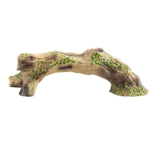 TOYMANY Hand-Painted Plastic Tree Trunk Figurine Toy, Miniature Scene Model for Children 3+ Early Education & Montessori Sensory Play, Home Decor Accessory, Interior Decoration Accessory, Ideal Gift, Interior Decoration Accessories