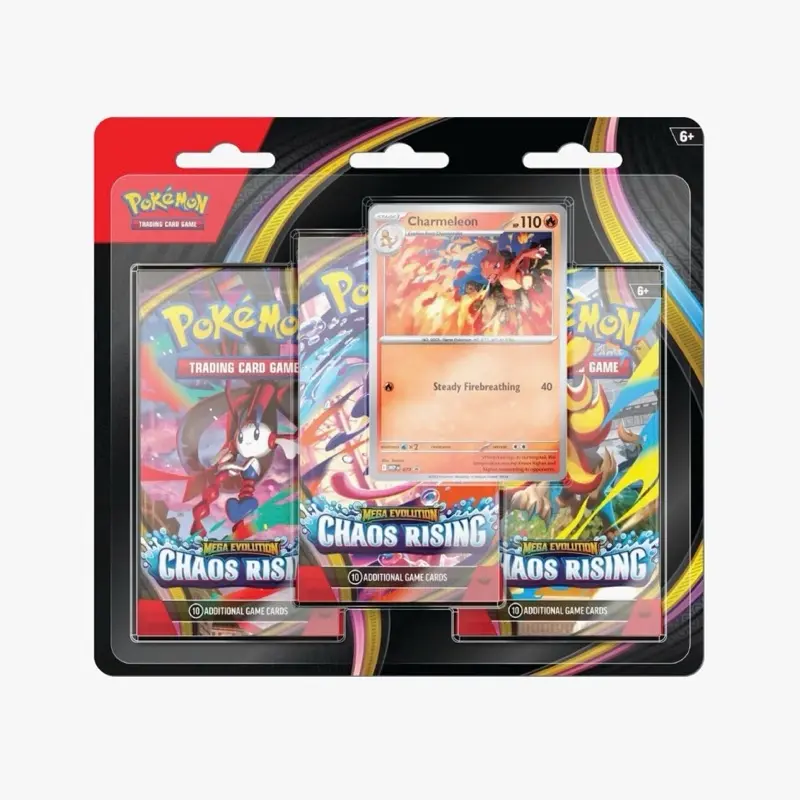 Chaos Rising 3-Pack Blister, Featuring Charmeleon