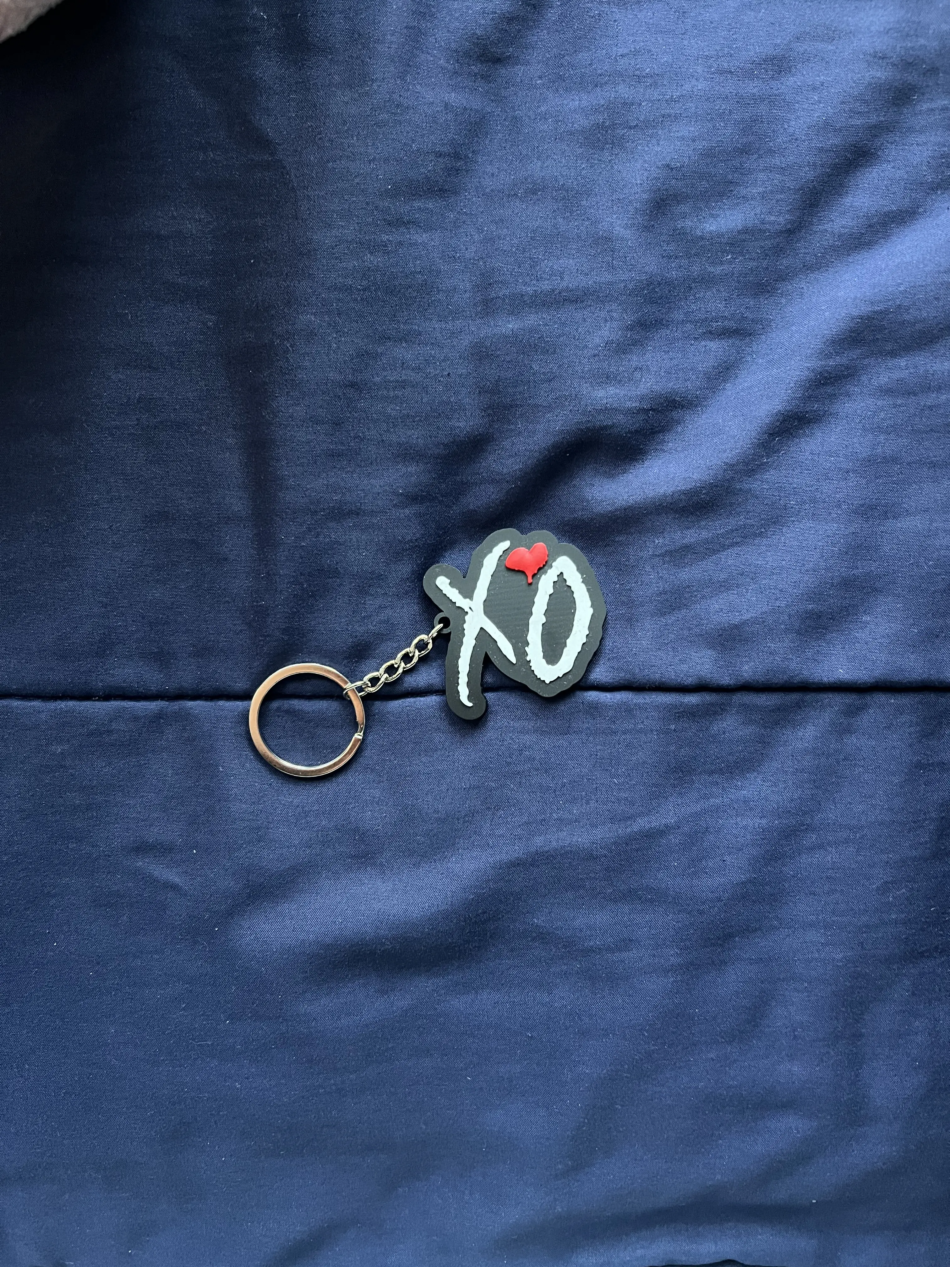 SADBOYZ and Assorted Bold Gothic-Style Rubber Keychain Charms