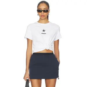 Terez x REVOLVE Cowboys Basic Logo Tee in White