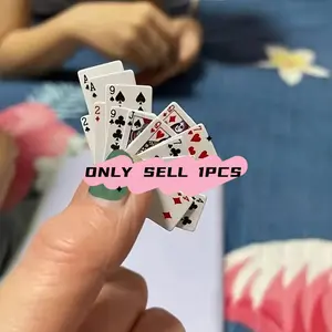 1 set (54 pieces) of mini poker set, perfect for parties, multiplayer games, and interactive games, suitable for home, office, and school. It can be manually assembled and is an excellent creative gift, birthday, and holiday accessory