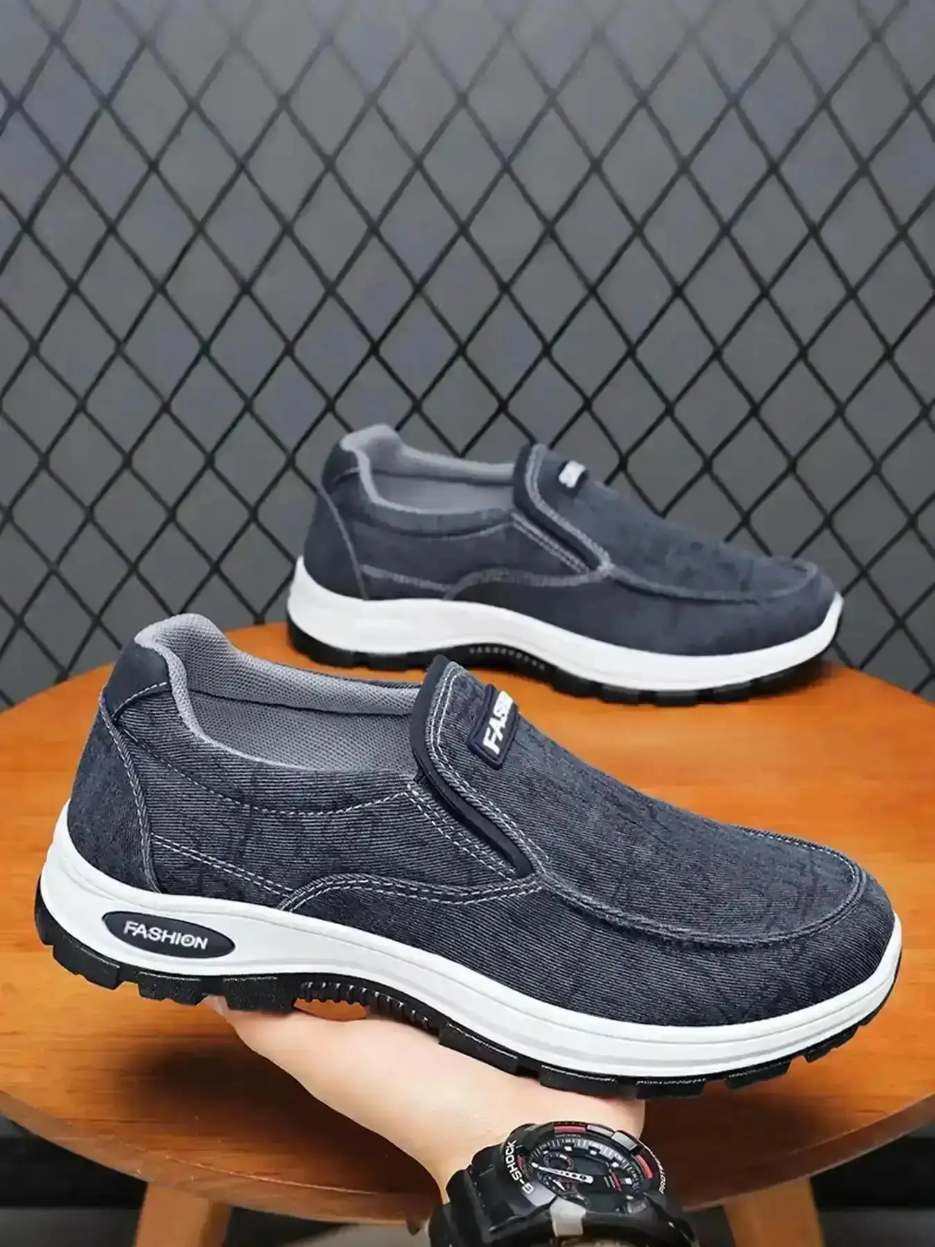 Men Sporty Airy Mesh Walkers Chic Daily Comfy Snkrs For Athletic Wear, Running, Flexible, Versatile, Durable, Non Slip, Low Top, Gym, Everyday, Easy On, Light, Grip Stylish Loaf Multi Purpose Shoes Masculine All Match