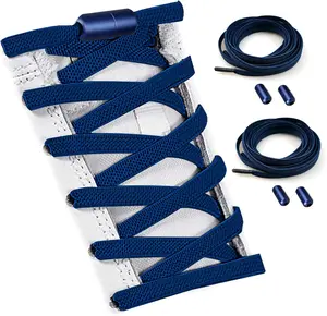 2 Pairs Shoelaces Elastic No Tie Shoe Laces for Adults,  and , One Size Fit  for Shoes.