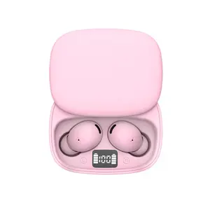 New TWS Wireless Earphones Sliding Charging Case, Wireless Earbuds, Mini Music Headphones, LED Power Display, Comfortable In-Ear Fit, Compatible with Android iOS Microsoft Devices, True Wireless Headphones