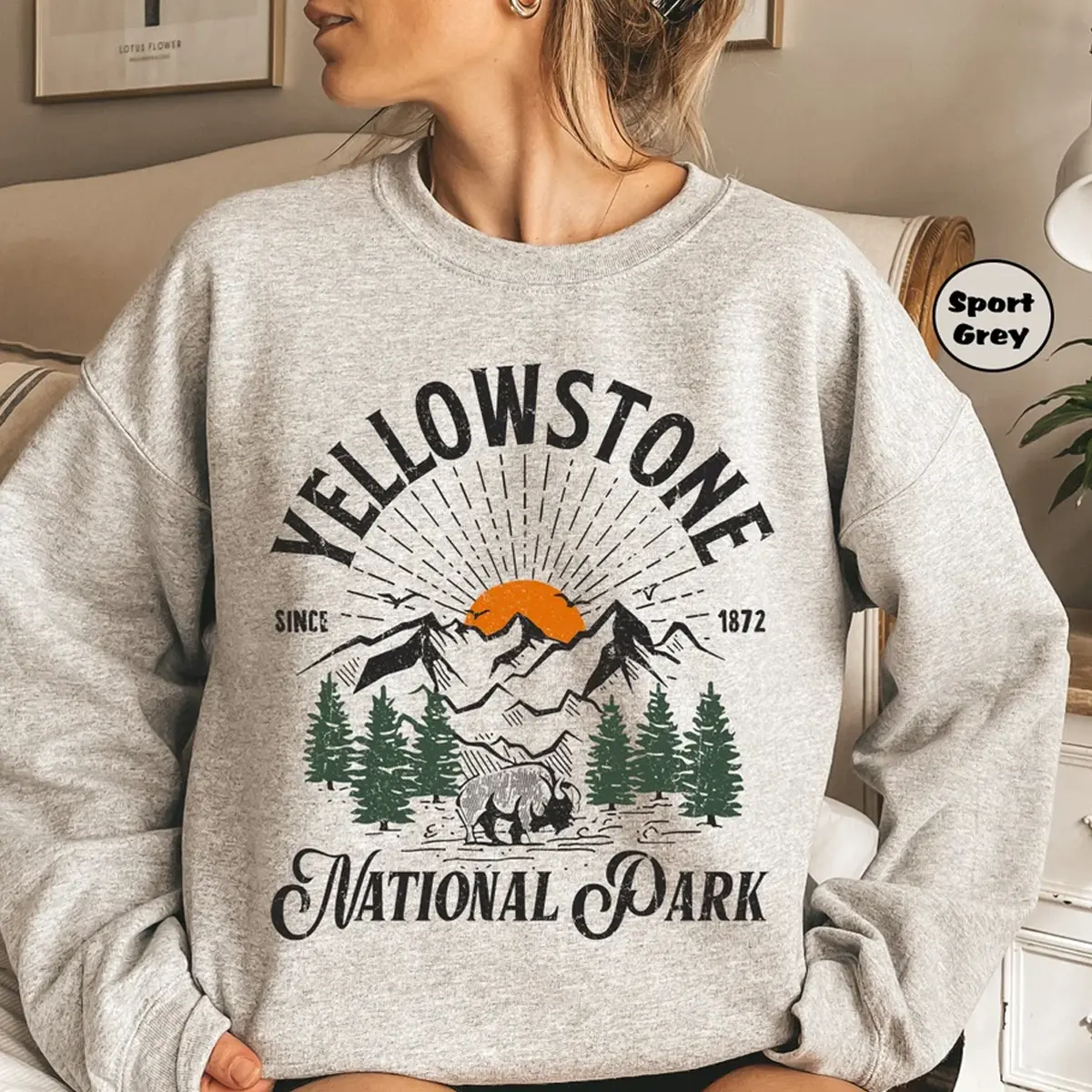 Yellowstone Sweatshirt, Yellowstone National Park Hoodie, Traveler Family Outfit, Hiking Clothings, Family Road Trip Hoodie, Camping Gifts