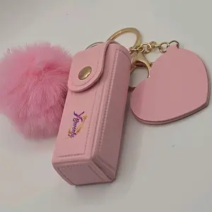 Lipgloss Holder Keychain and Heart Charm for Stylish Accessory