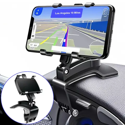 Universal Car Phone Holder, 360 Degree Rotatable Car Phone Holder, Car Interior Accessories for iPhone Samsung Google Nokia, Cell Phone Car Mount, Car Mirror Phone Holder, Car Phone Stand, Universal Smartphone Holder, Car Cellphone Mount, Car Accessory
