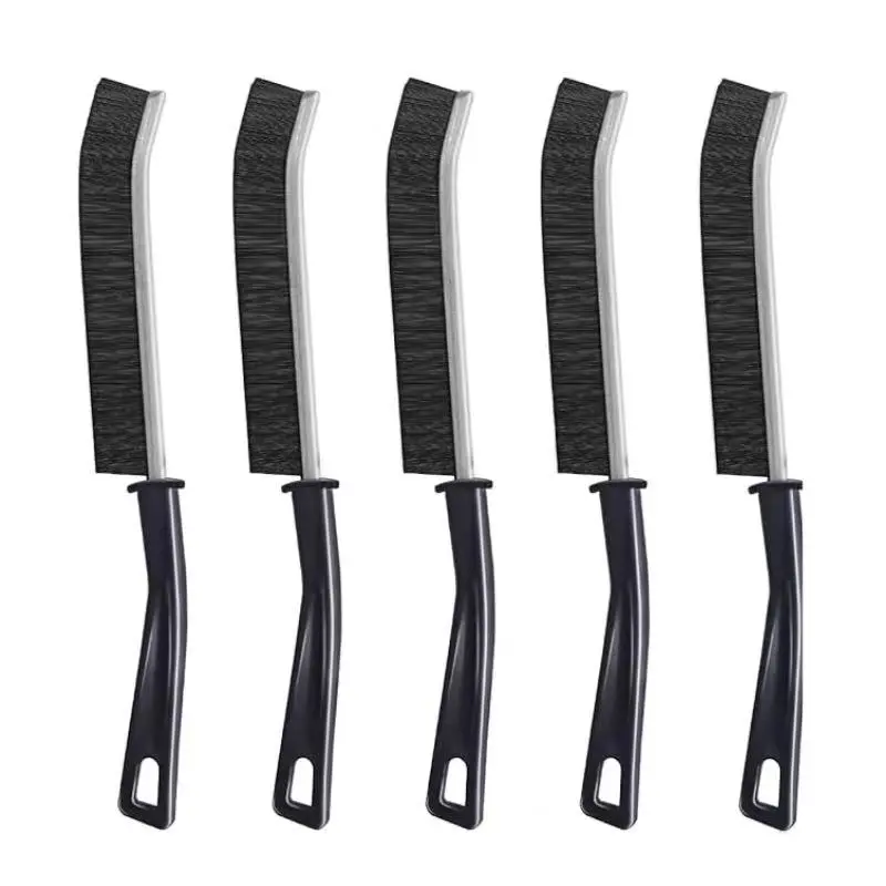 Crevice Cleaning Brush, Multifunctional Hard-Bristled Gap Scrub Brush, New Multifunctional Gap Cleaning Brush Tool, Dead Corners Brushes for Bathroom Kitchen Tiles Window Door Slots, 5pcs