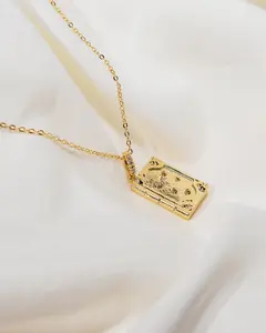 Celestial Book Necklace
