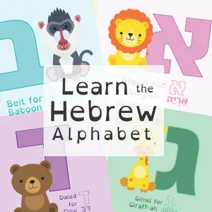 Learn the Hebrew Alphabet - ENGLISH and HEBREW - For English speakers