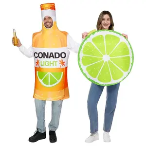 Couples Halloween Costumes, Adult Couple Funny Food Costume for Halloween Cosplay Party Valentine's Day Gifts for Kids