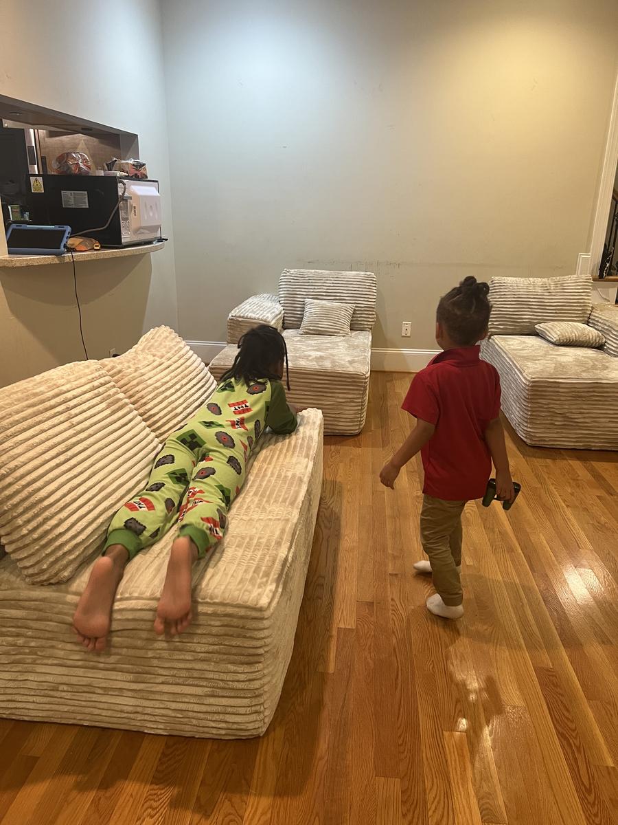 Item: Beige Plush Corduroy