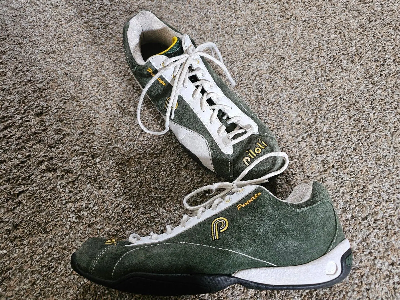 Piloti PIL6061 Prototipo Suede Driving Shoes sz13 SEE PICS