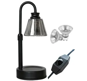 Height Adjustable Candle Warmer Lmap with Timer - with 2 Bulbs - Easy to use Flameless Fragrance Lamp for Home Bedroom Decor, Birthday Gift Idea