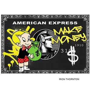 Alec Richie Rich Graffiti Monopoly Millionaire Money Street Art  Painting Wall Art Picture Home Decor (no frame) Poster Ornaments