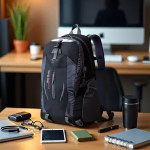 Business Travel Backpack with Ergonomic Load Distribution Side Water Bottle Pocket & Adjustable Chest Strap for Urban Commuters Hiking Daypacks