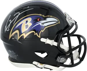 Ray Lewis Baltimore Ravens Autographed Speed Mini Helmet - Fanatics Authentic Certified
