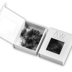 14D, .03, Handmade Loose Thin-Based Premade Fans (500 Single Length)