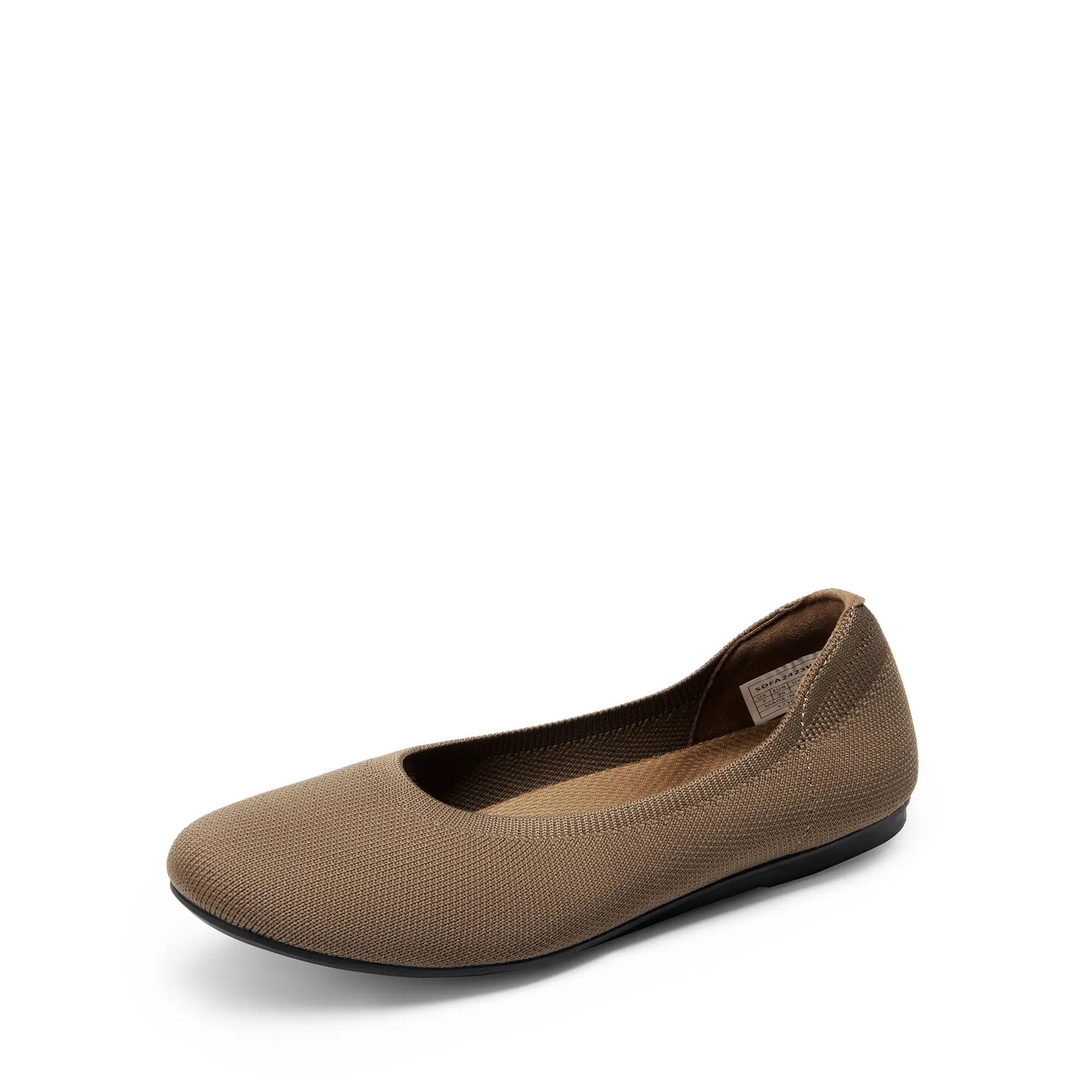 Dream Pairs Ballet Flats Shoes for Women, Foldable Knit Women's Flats with Arch Support, Comfortable Shoes for Women Dressy Casual Work Office