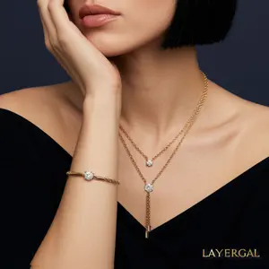 LG063 Double Y Rope Chain Moissanite Necklace/Bracelet
