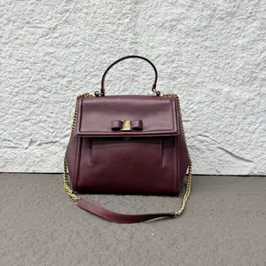 Pre-owned SALVATORE FERRAGAMO Leather Shoulder Bags 7.8'' R2879 Shoulder Bag C14539608077 0409 eBay cici