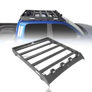 Hooke Road Top Roof Rack Cargo Carrier for 2009-2018 Dodge Ram 1500 Crew Cab & Quad Cab - Automotive Truck Accessories