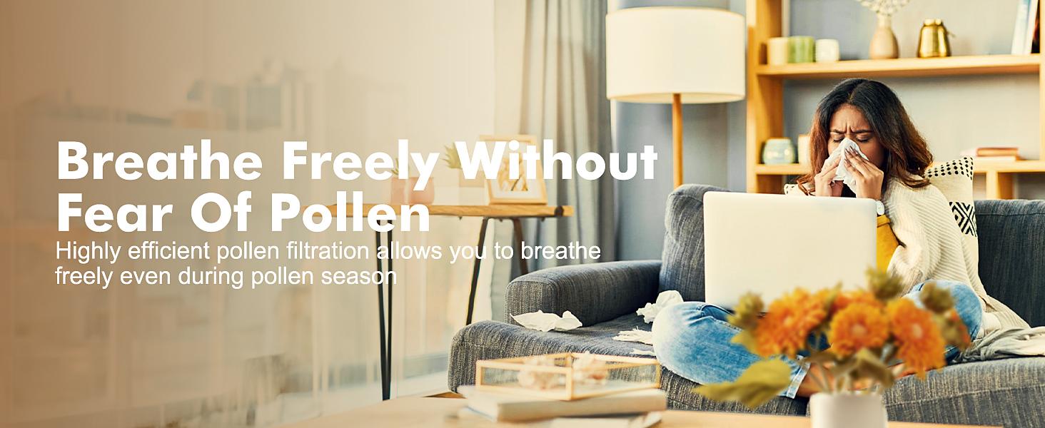 MORENTO 7566 Handheld Design Large Air Purifier with PM 2.5 Sensor, Real-time Air Quality Detection, Bluetooth Remote Control, HEPA Filtration and