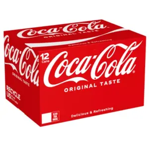 Coca-Cola Classic Cola Fridge Pack, 12 fl oz Cans, 12-Pack Fizzy Soft Drink