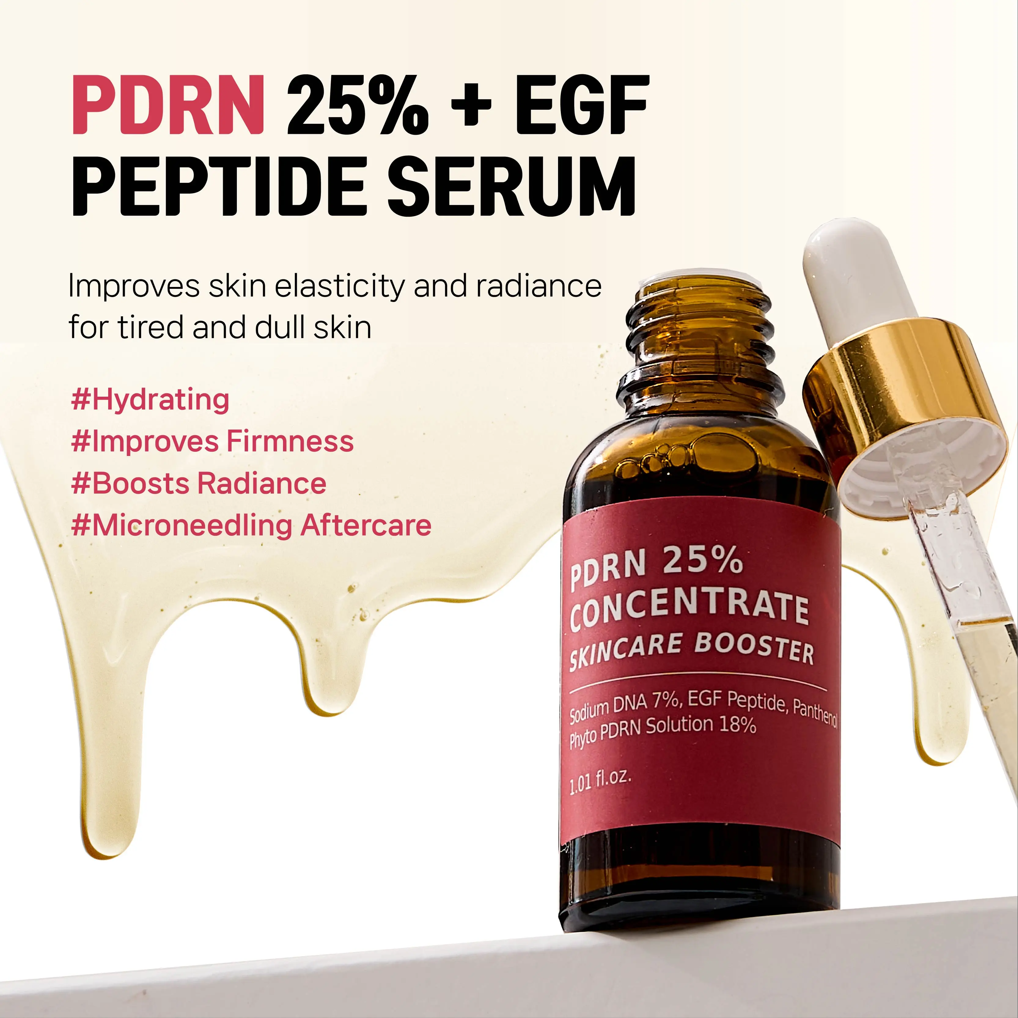 PDRN 250,000ppm + EGF Peptide Serum  Volufiline + Hyaluronic Acid |  K-Beauty Skin Recovery Anti-Aging | CELDYQUE - TikTok Shop